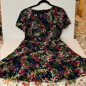 J. Crew Multicolor Floral Dress
